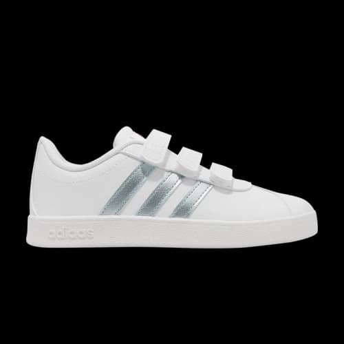 adidas VL Court 2.0 J 'White Vision Metallic'