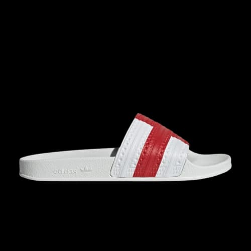 adidas Adilette Slide 'Cloud White Red'