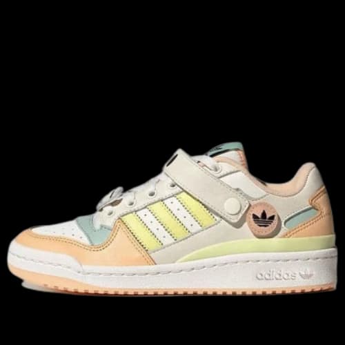 adidas originals Forum Low 'White Light Orange Cream Yellow Green' (Women's)