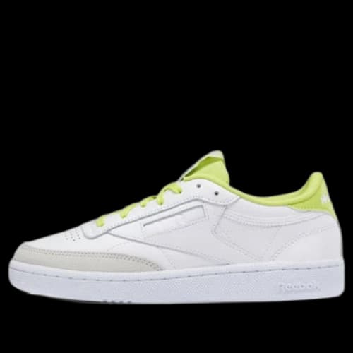 Reebok Club C85 'Cloud White Acid Yellow' (Women's)