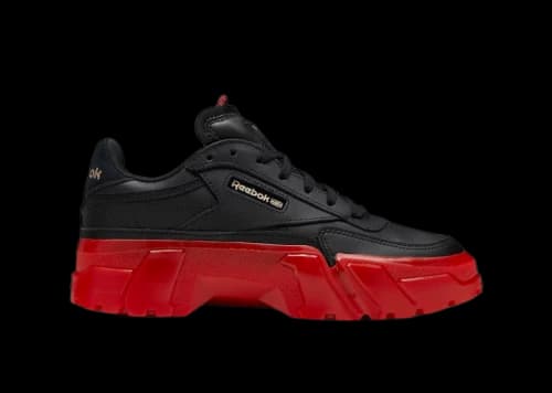 Reebok Club C Cardi B Black Red