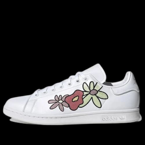 adidas originals Stan Smith 'White EmbroideRed Flower'