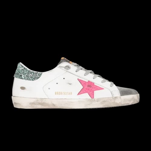 Golden Goose Superstar 'White Aquamarine Glitter' (Women's)