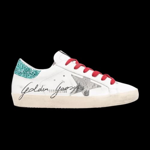 Golden Goose Superstar 'White Turquoise Python' (Women's)