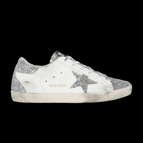 Golden Goose Superstar 'White Silver Glitters' (Women's)