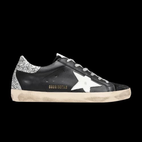 Golden Goose Superstar 'Black Silver' (Women's)