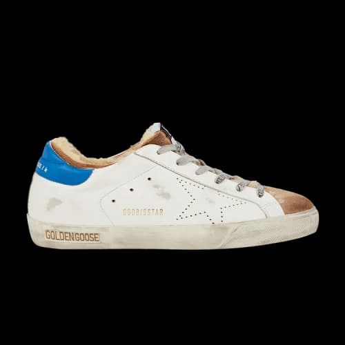 Golden Goose Superstar 'White Tobacco Blue' (Women's)