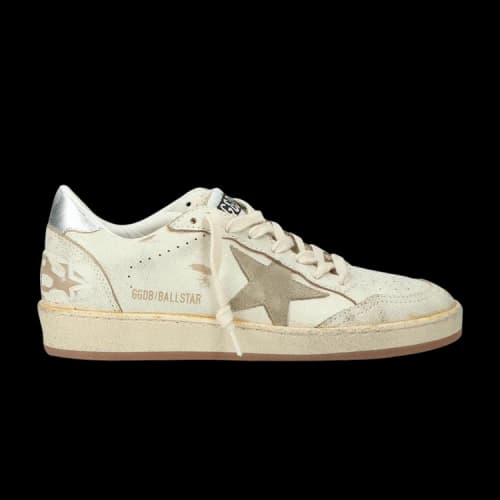 Golden Goose Ball Star 'Vintage Beige Silver' (Women's)