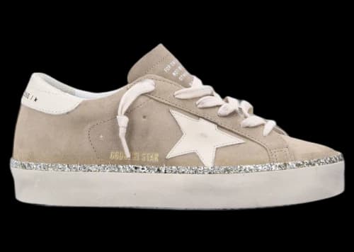 Golden Goose Hi Star Beige (Women's)