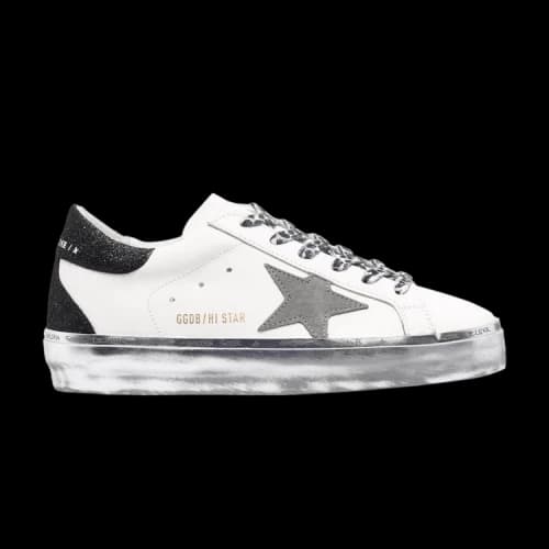 Golden Goose Hi Star 'White Dark Grey' (Women's)