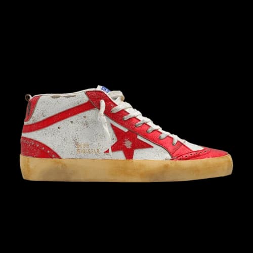 Golden Goose Mid Star 'Wave Sparkle - Red' (Women's)