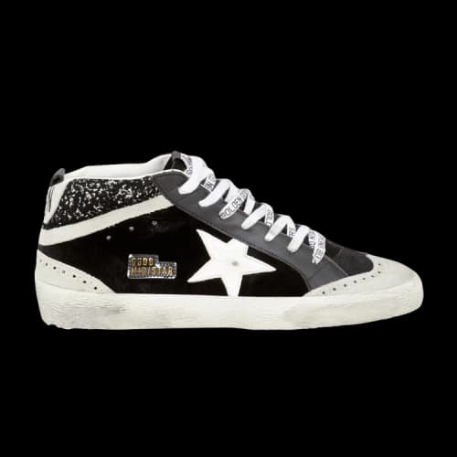 Golden Goose Mid Star 'Black Ice White' (Women's)