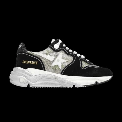 Golden Goose Running Sole 'Silver Black' (Women's)