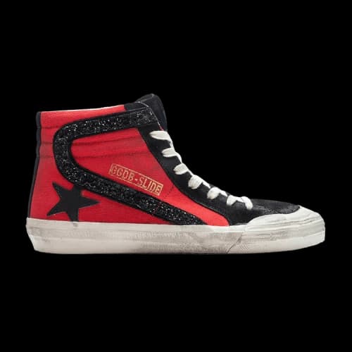 Golden Goose Slide Sneaker 'Penstar - Red Black' (Women's)