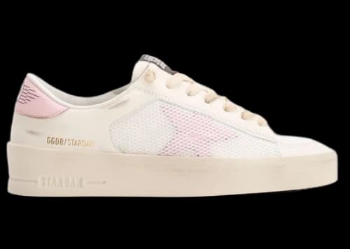 Golden Goose Stardan White Orchid Pink (Women's)