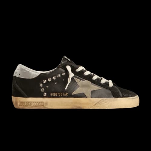 Golden Goose Superstar 'Black Taupe Silver' (Women's)