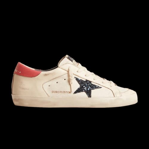 Golden Goose Superstar LTD 'White Blue Red Glitter' (Women's)