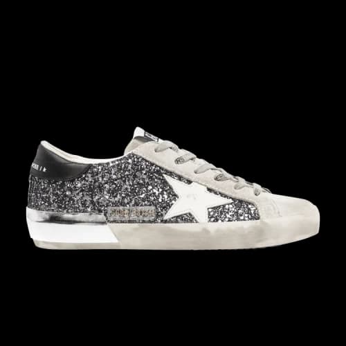 Golden Goose Superstar 'Silver Black Glitter' (Women's)