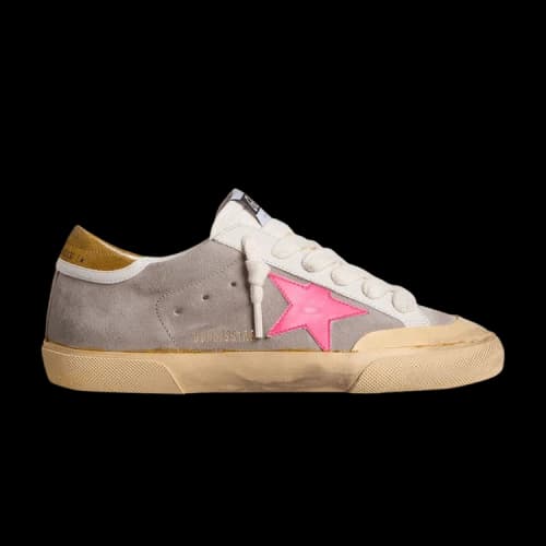 Golden Goose Superstar Suede Sneaker 'Dove Milk Fuchsia' (Women's)