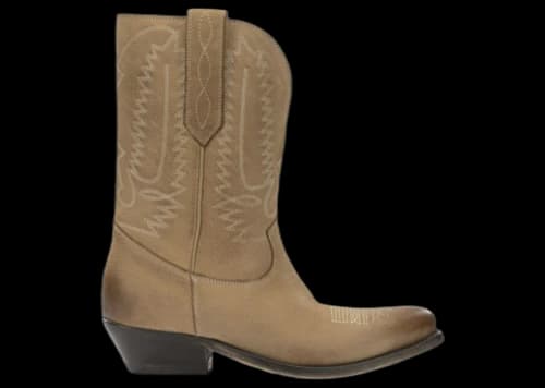 Golden Goose Low Wish Star Boots Tobacco (Women's)