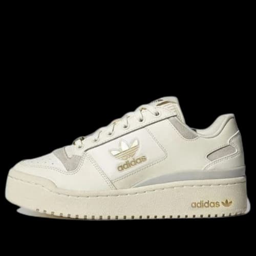 adidas originals Forum Bold Thick Sole Casual Skateboarding Shoes Beige (Women's)