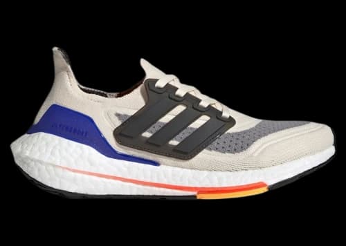 adidas Ultra Boost 21 Wonder White Carbon Solar Red (GS)