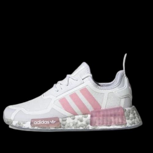 (GS) adidas originals NMD_R1 'White Light Pink'