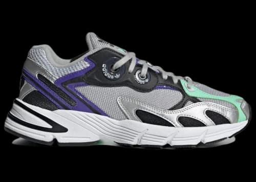adidas Astir Silver Black Purple Aqua (Women's)