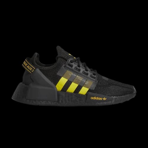 (GS) adidas NMD_R1 V2 J 'Black Yellow Gradient'