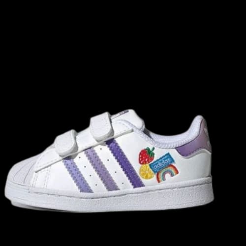(TD) adidas originals Superstar 'White Light Purple'