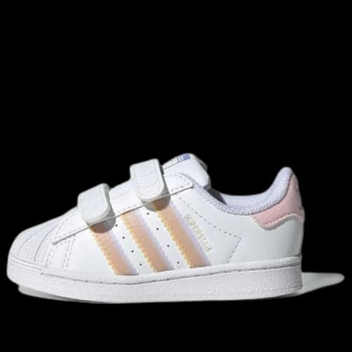 (TD) adidas originals Superstar CF 'White Yellow Pink'