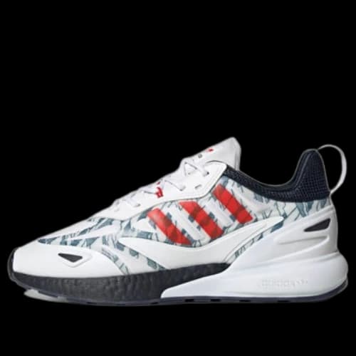 adidas originals FC Bayern ZX 2K Boost 2.0 'White Active Red'