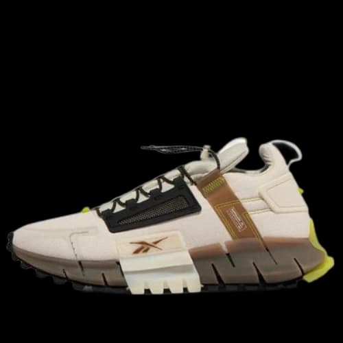 Reebok Zig Kinetica Edge Cozy Shock Absorption Low Top Shoes/Sneakers Unisex Brown