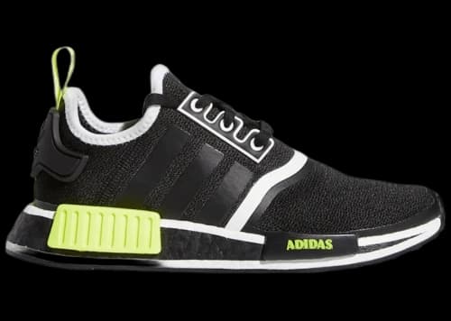 adidas NMD R1 Black Solar Yellow (GS)