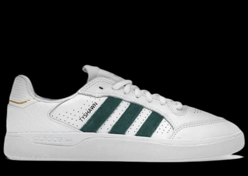 adidas Tyshawn Low Cloud White Collegiate Green