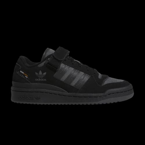 (GS) adidas Forum Low 'Black Grey'