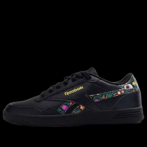 Reebok Royal Techque T Flowers Stylish Low Top Casual Skate Shoes Unisex Black