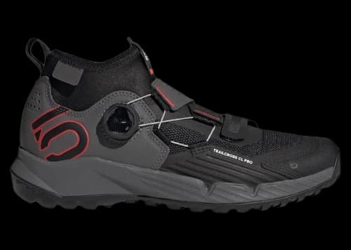 adidas Five Ten Trailcross Pro Clip-In Grey Five Core Black Red