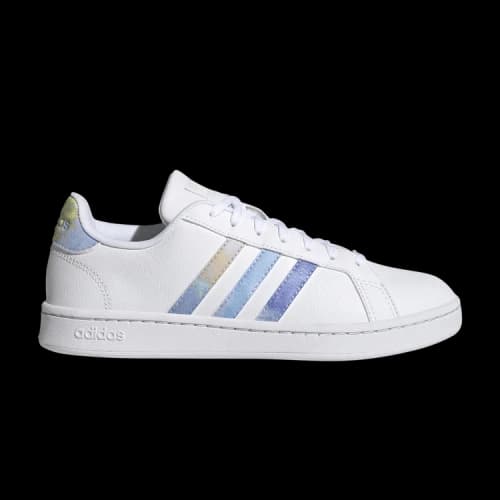 adidas Grand Court Cloudfoam 'White Almost Lime' (Women's)
