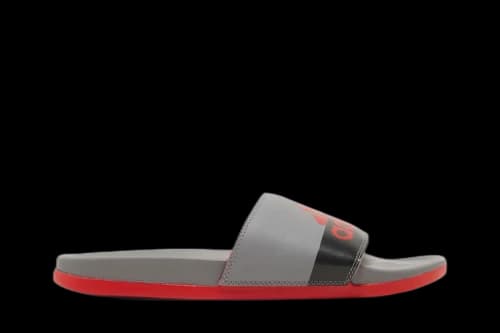 adidas Adilette Comfort Slide 'Vivid Red Grey'
