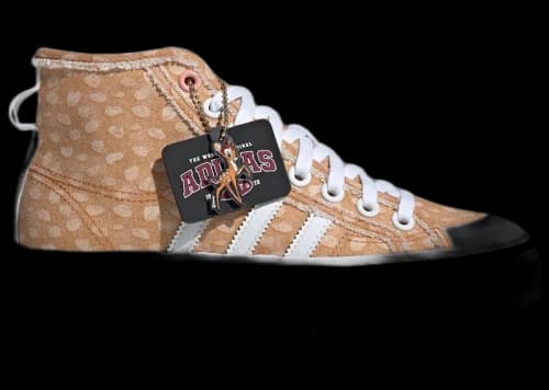 adidas Nizza Platform Mid Disney Cloud White Legacy Burgundy Off White (Women's)