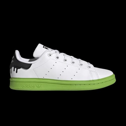 adidas Stan Smith Big Kid 'Paint Drip - White Solid Green'