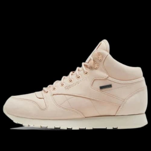 Reebok Classic Leather Mid Gtx-Thin Minimalistic Cozy Retro Casual Shoes/Sneakers Unisex Lotus Pink