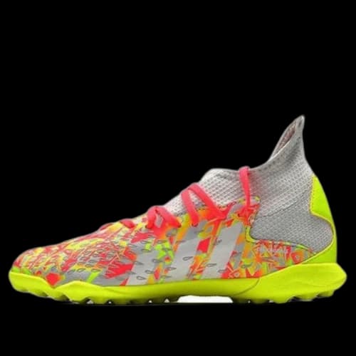 (GS) adidas X Predator Freak.3 TF Turf Soccer Shoes 'Grey Red Yellow'