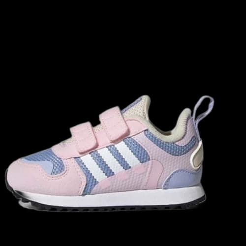 (TD) adidas Originals ZX 700 HD Retro Casual Fashion Sneakers 'Pink Purple Wonder White'