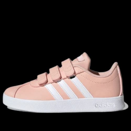 (PS) adidas VL Court 2.0 Shoes 'Pink White'