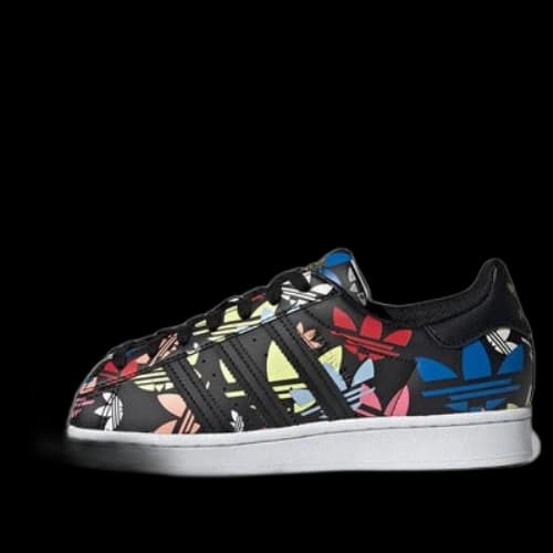 adidas originals Superstar 'Allover Trefoil - Black Multi'