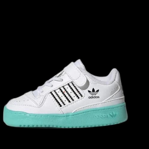(TD) adidas originals Forum Low x Kevin Lyons 'White Black Blue'