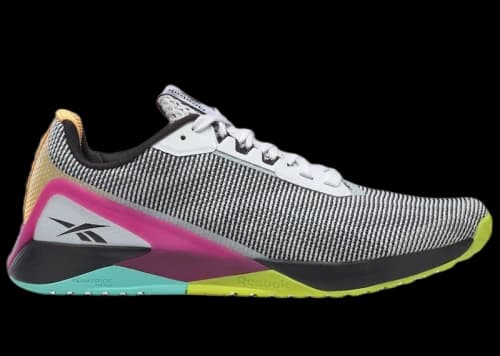Reebok Nano X1 Grit White Black Pursuit Pink (Women's)