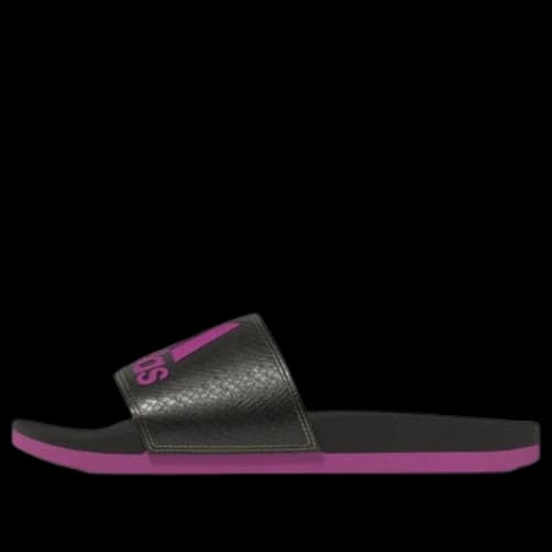 adidas Adilette Comfort Slides 'Black Purple' (Women's)